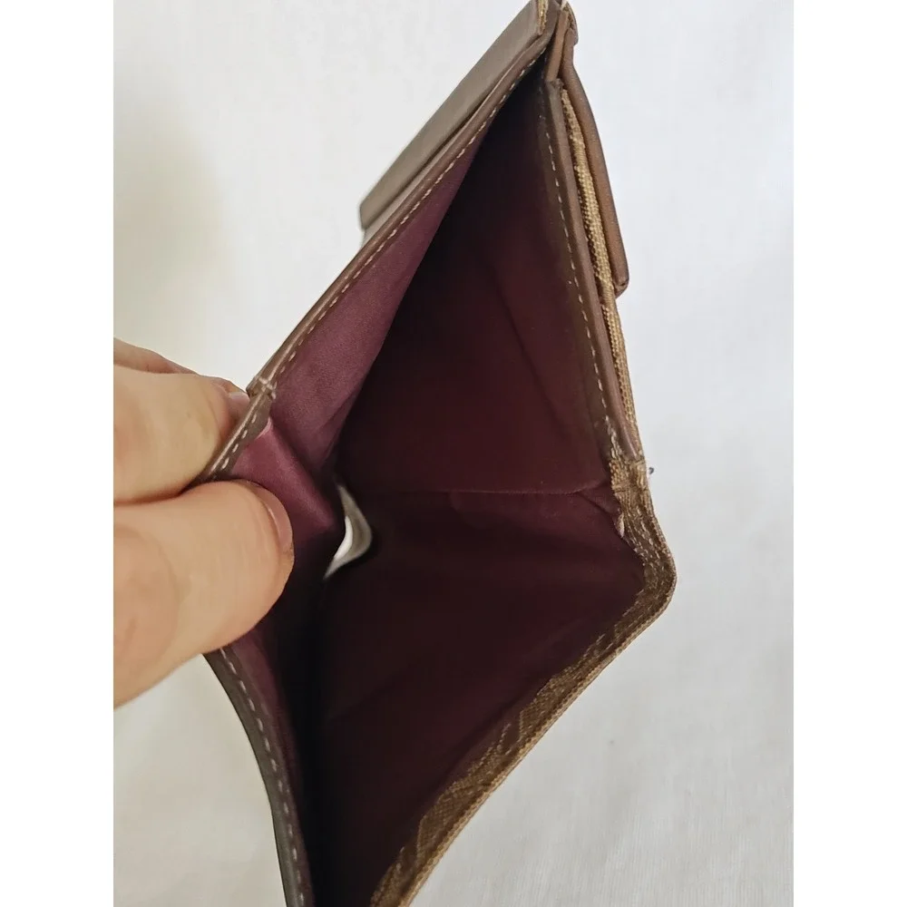 Movado Card Holder Wallet Beige Handmade in ITALY Genuine Credit Card Holder‎